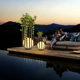 Spherical Iron Lantern Outdoor Floor lamps