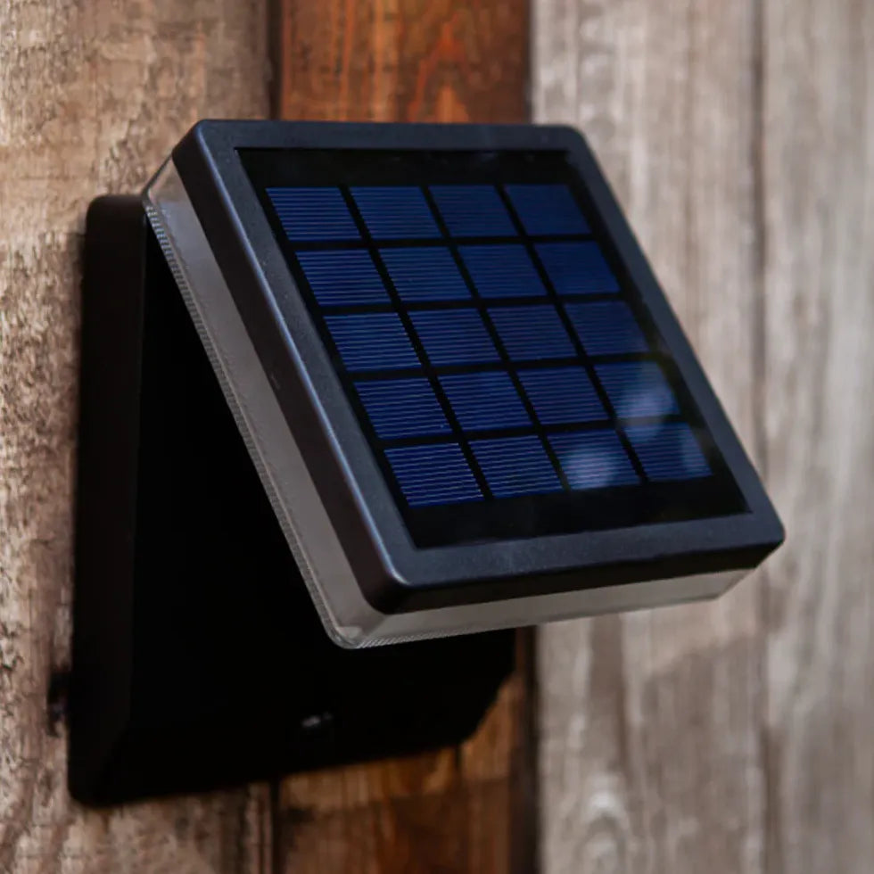 Folding Sensor Black Led Outdoor Wall Lights