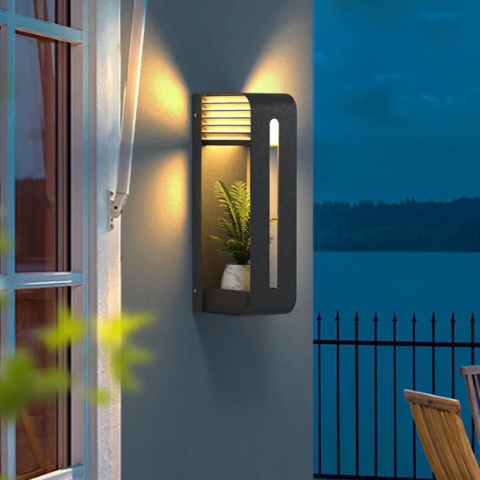 Multi Functional With Plant Outdoor Wall Lights