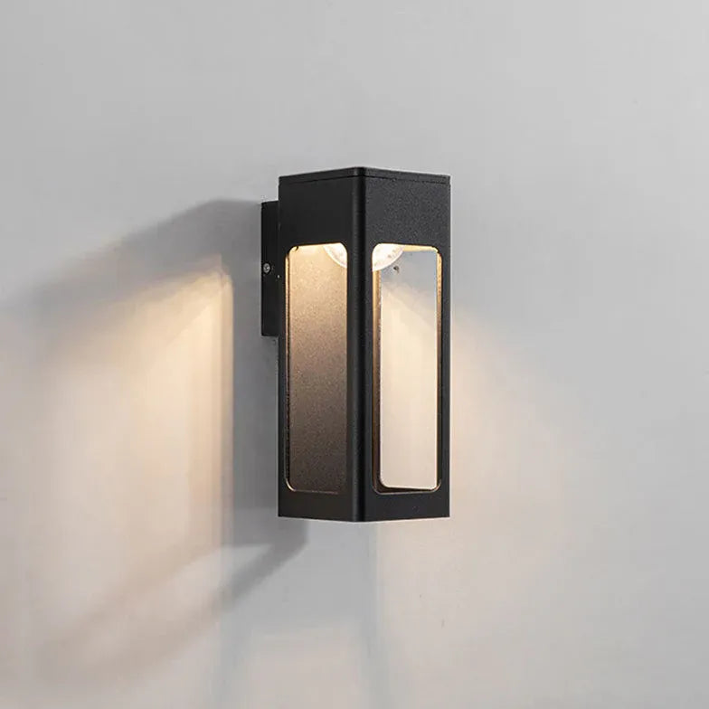 anthracite grey outdoor wall lights with sensor