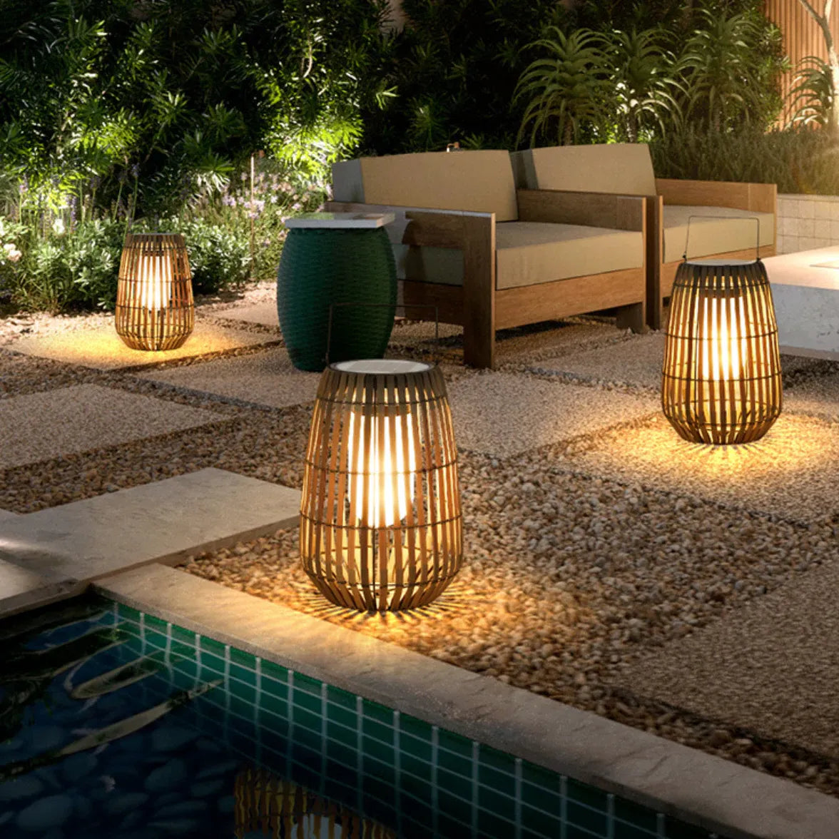 Weather Cage Outdoor Floor lamps