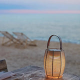 Handle Rattan Lantern Outdoor Floor lamps