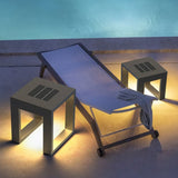 Square Frame black Outdoor Floor lamps