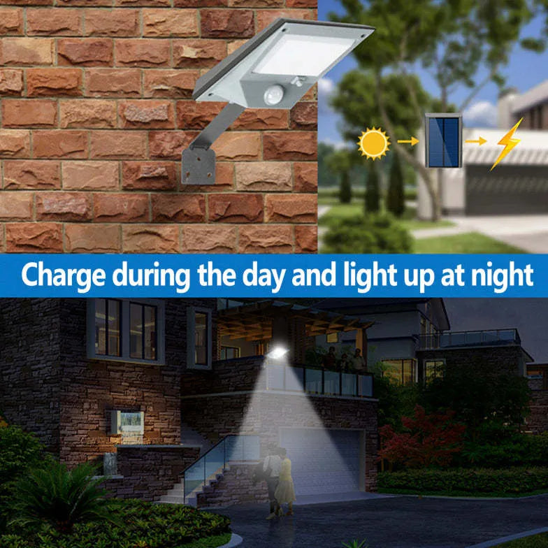 Sensing Solar LED Outdoor Wall Light