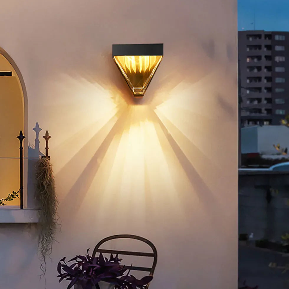 Diamond Crystal Modern Outdoor Wall Lights