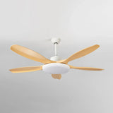 Yellow Bedroom LED Ceiling Fan with Light