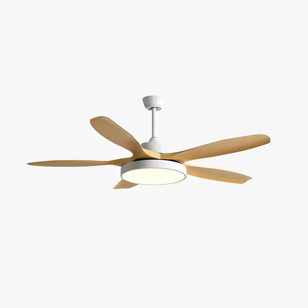 Starfish Simplicity Wooden Ceiling Fan with Light