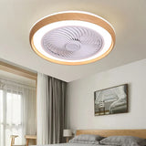 Mute Modern Wooden Ceiling Fan with Light