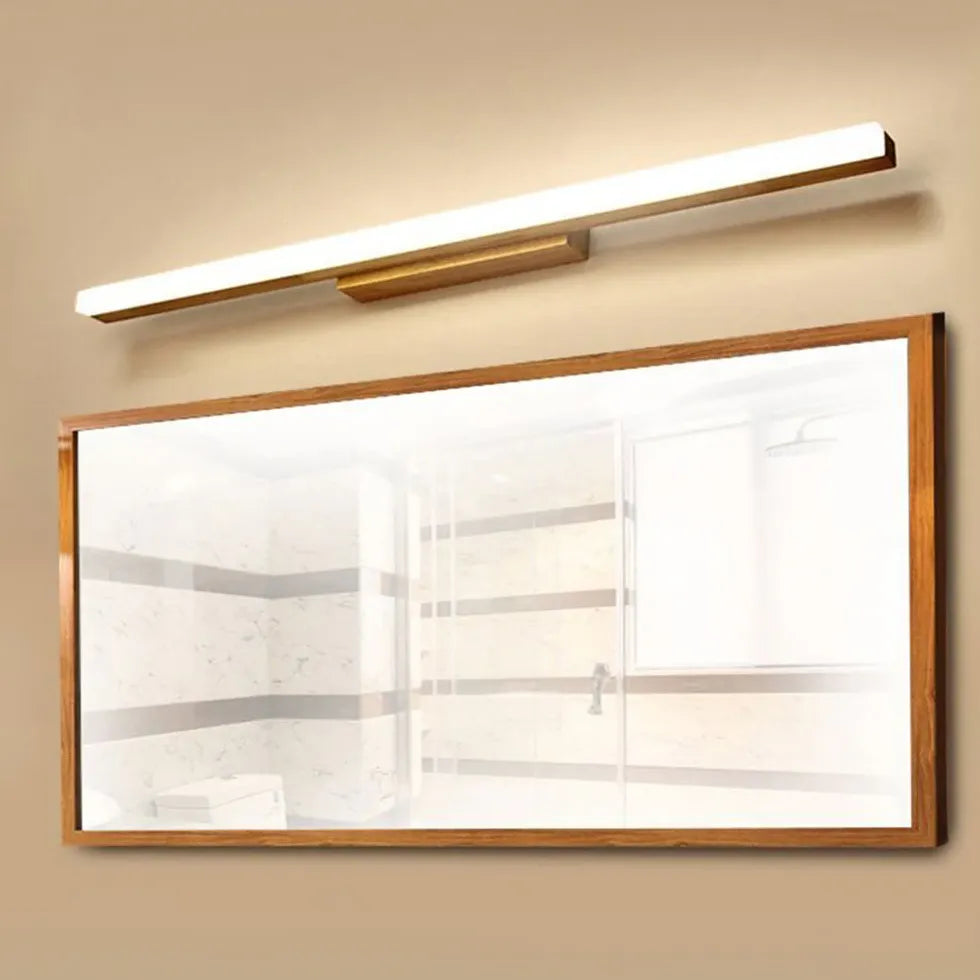 Classic Wooden Led Mirror Lights