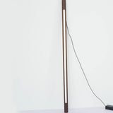 Long Wooden Corner Floor Lamp