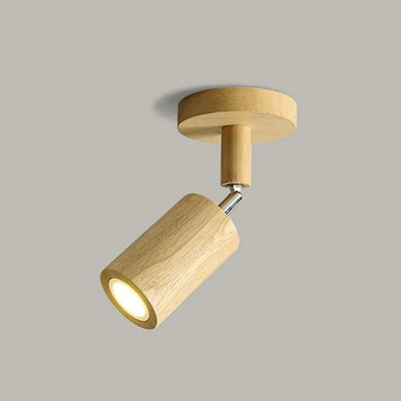 Transferable Wooden Flush Ceiling Lights