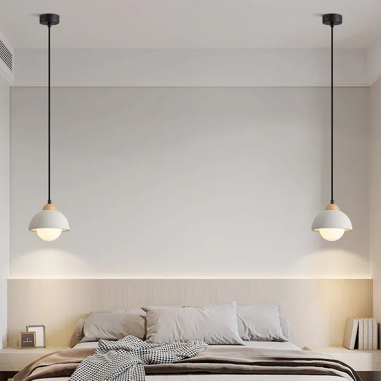 Half Ball Bedroom Modern Pendant Light