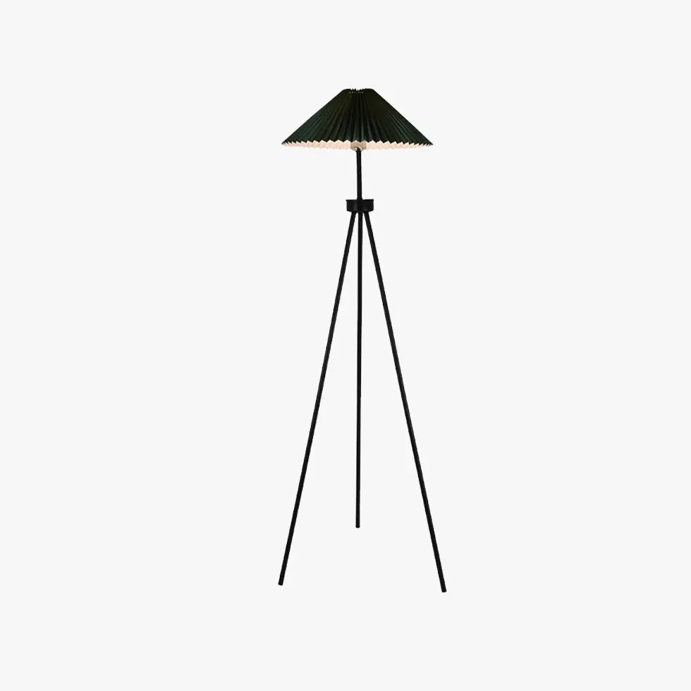 Umbrella-Shaped Folding Tripod Floor Lamp