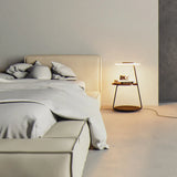 Circular Desktop Floor Lamp with Table