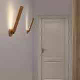 USB Rechargeable Wall Light Wooden