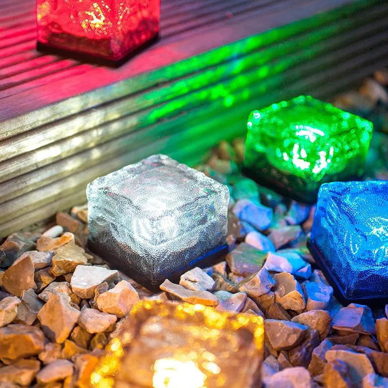 RGB Ice Cube Ground Bollard Lights