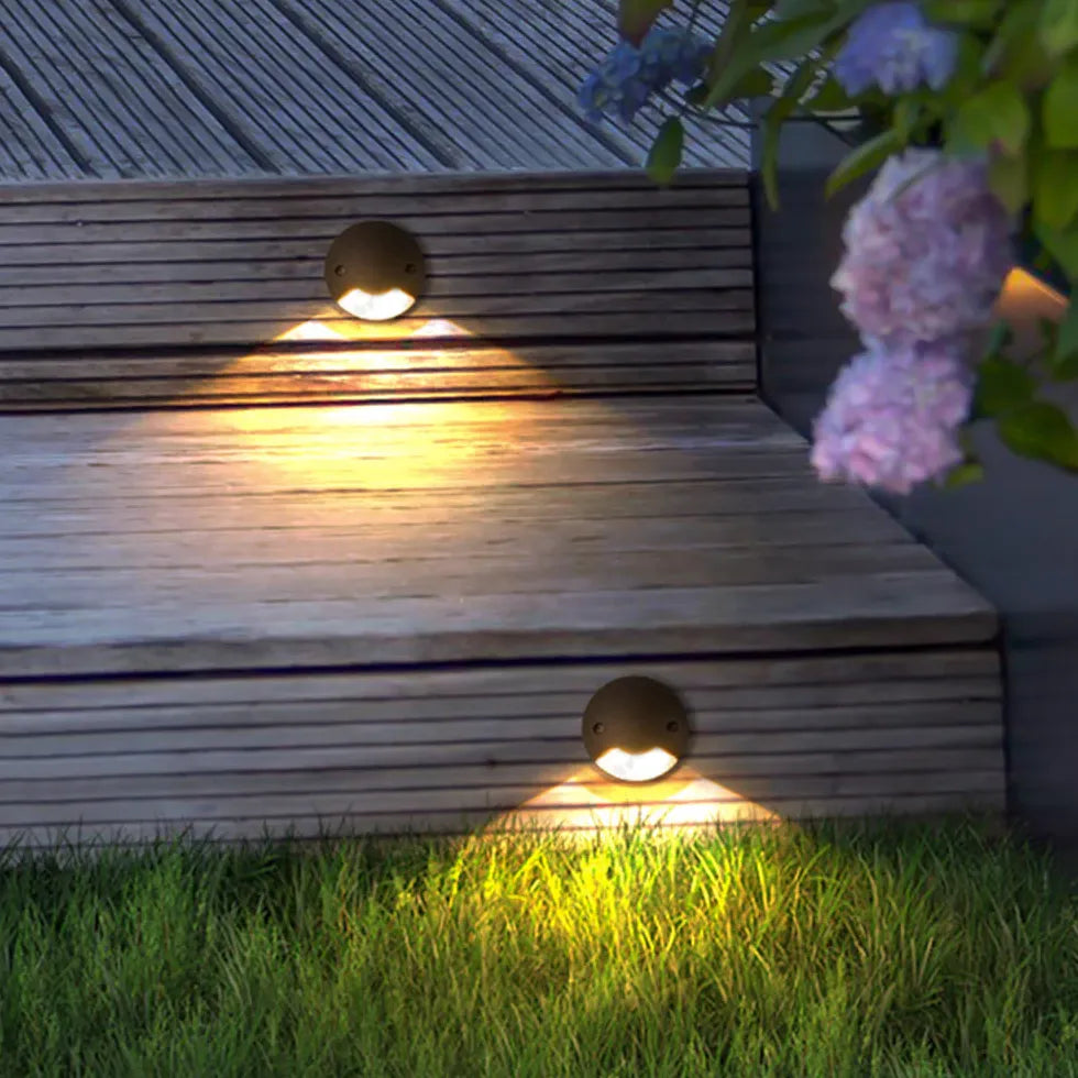 Stair Black LED Recessed Outdoor Lights