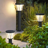 Cone Shade Solar Bollard Lights