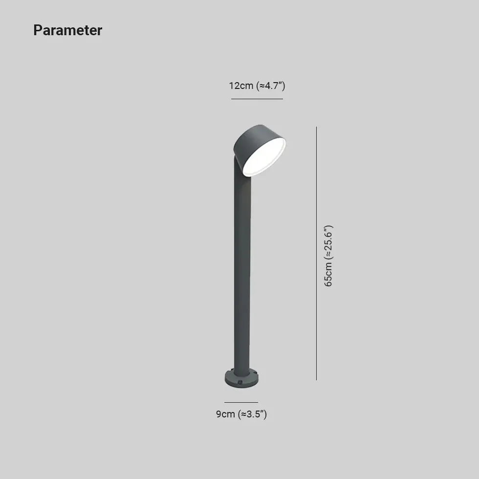 Modern Adjustable LED Pathway Bollard Lights