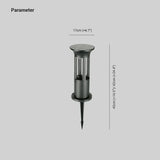 Bulb Hollow Solar Outdoor Bollard Lights