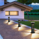 Bulb Hollow Solar Outdoor Bollard Lights