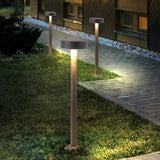 Disc Lampshade Black Bollard Lights