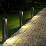 Warm White Rectangle Led Bollard Lights