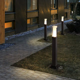 Square Acrylic Solar Bollard Lights