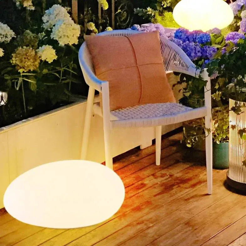 Pebble Shaped Led Outdoor Floor lamps