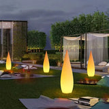 White Waterdrop Portable Outdoor Floor lamps