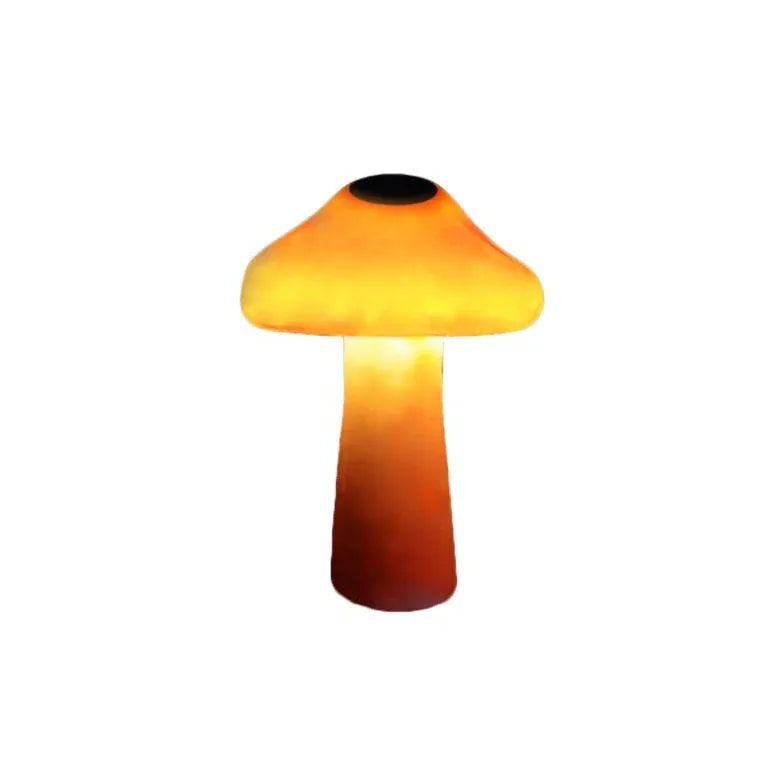 Orange mushroom Shaped Led Outdoor Floor lamps