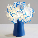 PVC Flower Art Style Table Lamp