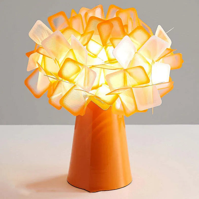 PVC Flower Art Style Table Lamp