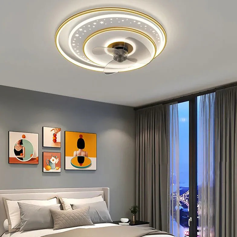 Circular Light Ceiling Fan with Light