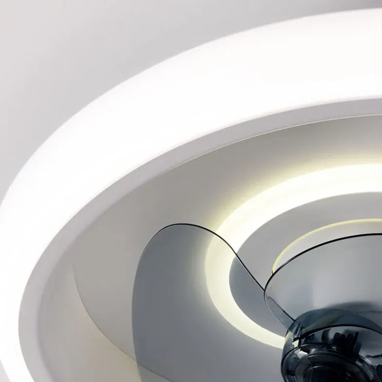 Circular Halo Ceiling Fan with Light