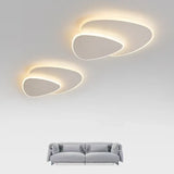 Decorative Style Modern White Flush Ceiling Lights