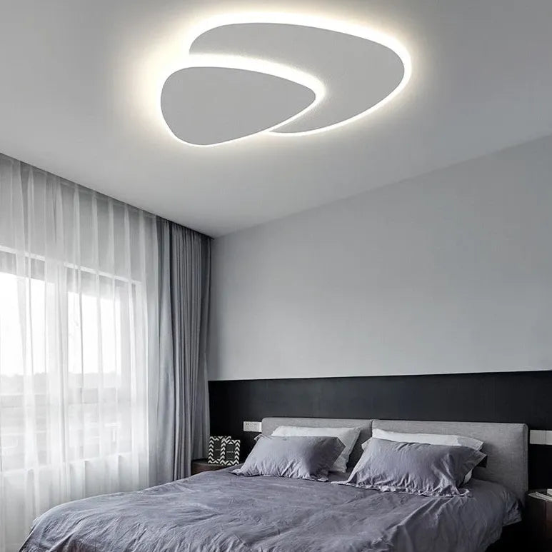 Decorative Style Modern White Flush Ceiling Lights