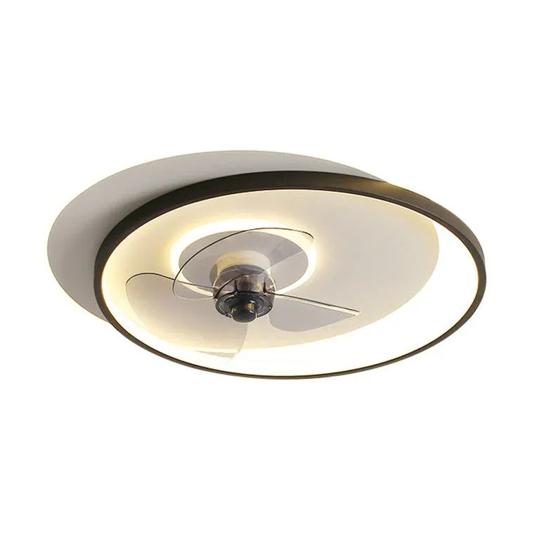 Double Ring Bedroom Ceiling Fan With Light