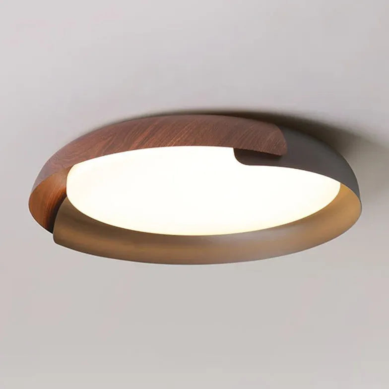 Dual-Tone Round Ceiling Light for Bedroom