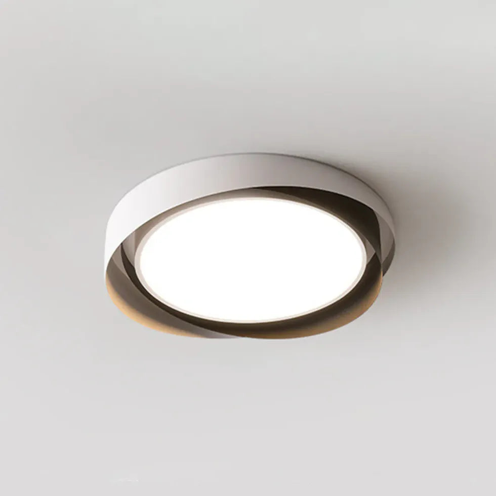 Dual-Tone Round Stylish Ceiling Light for Bedroom