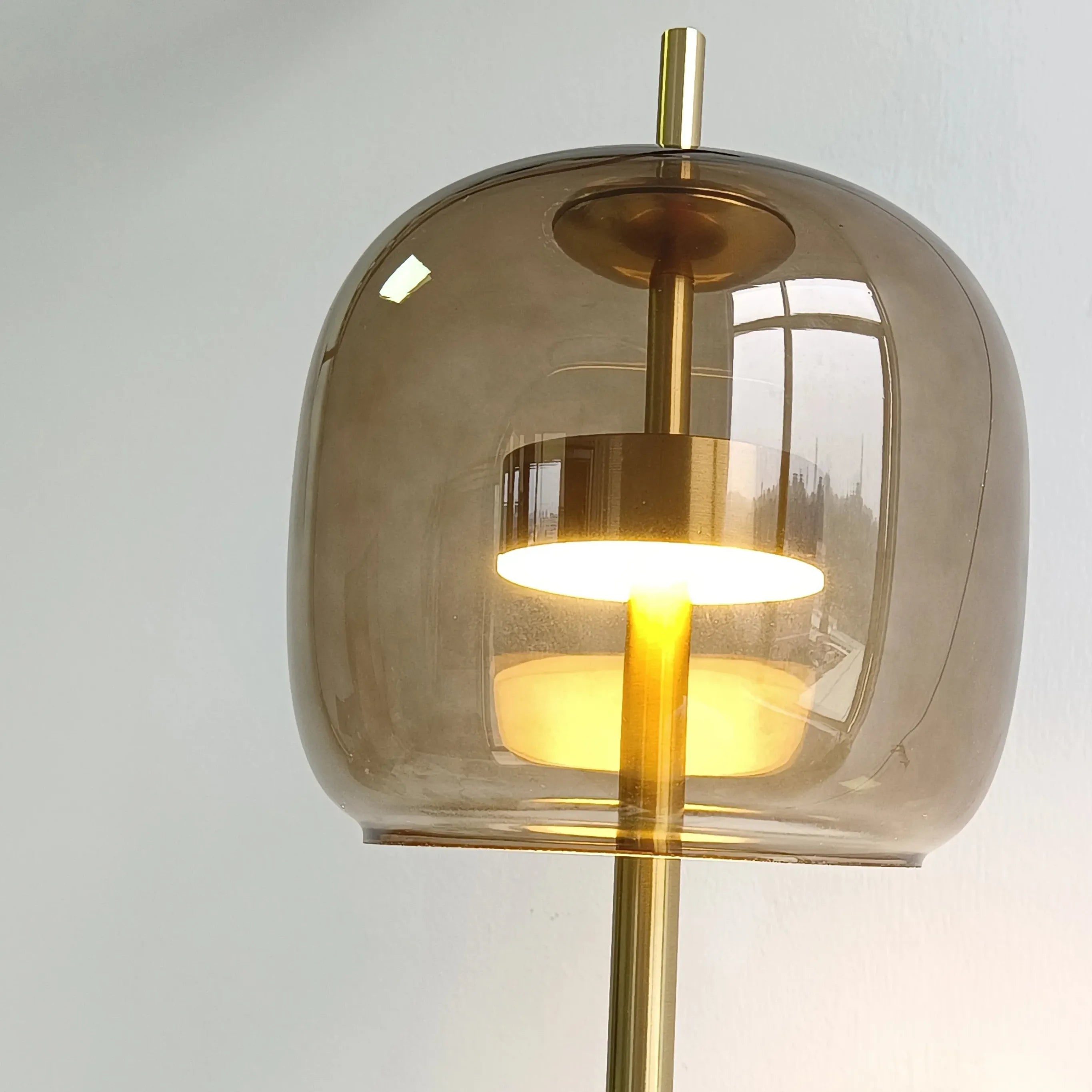 Brass Glass Wall Lights Indoor Modern