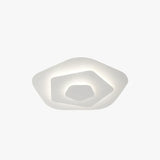 Circular Stacked Type White Flush Ceiling Lights
