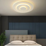 Circular Stacked Type White Flush Ceiling Lights