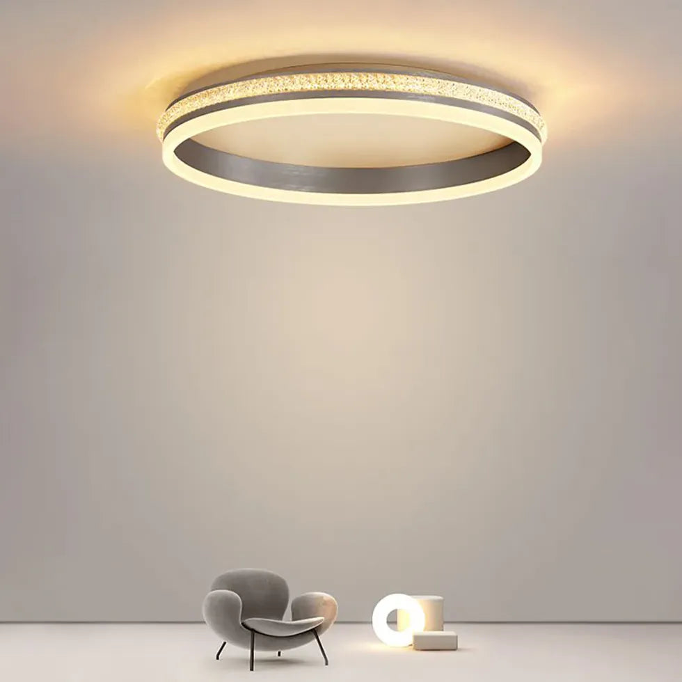 Dual-Tone Round LED Ceiling Light for Hallway