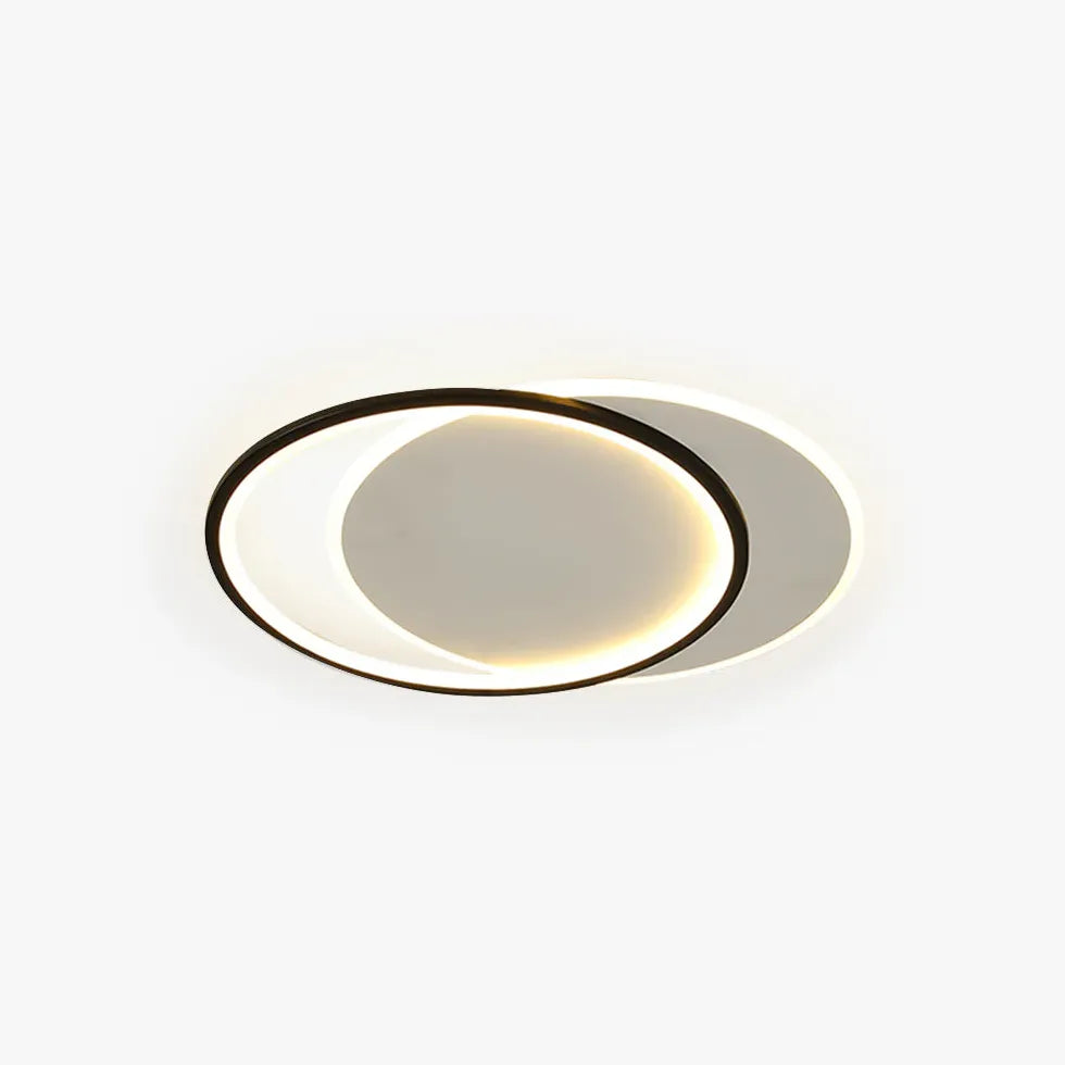 Dual Interlocking Ring LED Ceiling Light