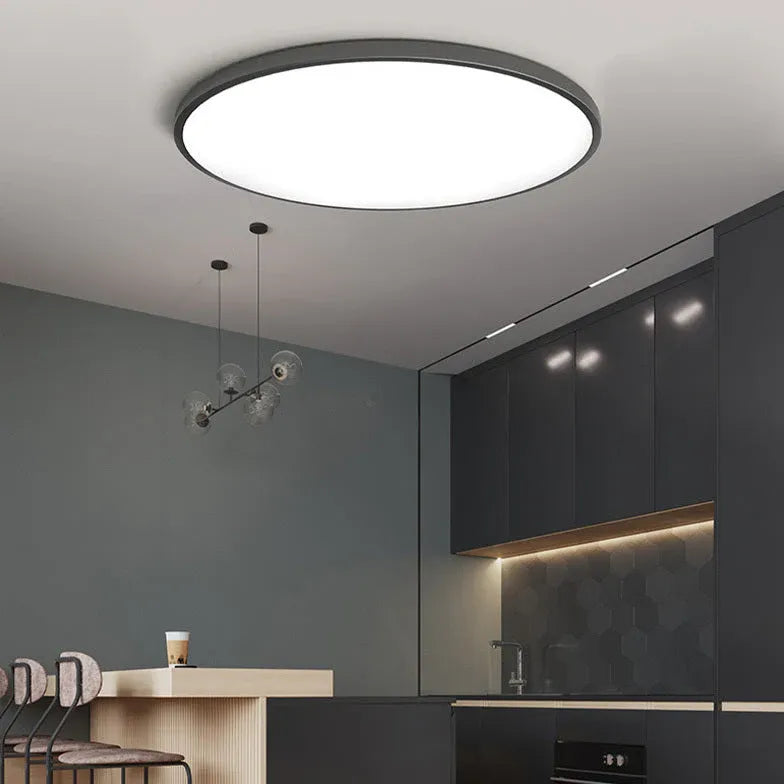 Slim Round Bathroom Flush Ceiling Lights