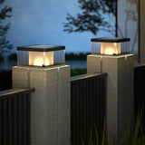 Modern Waterproof Solar Outdoor Pillar Lights