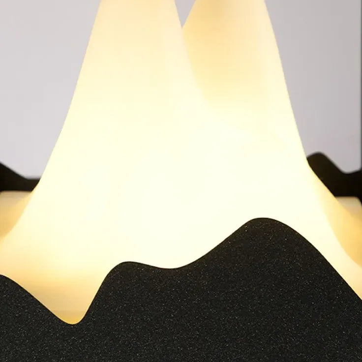 Mountain Peak shaped Outdoor Pillar Lights