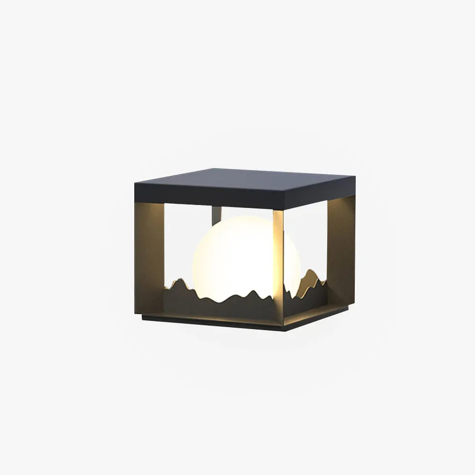 Mountain Design Landscape Outdoor Pillar Lights