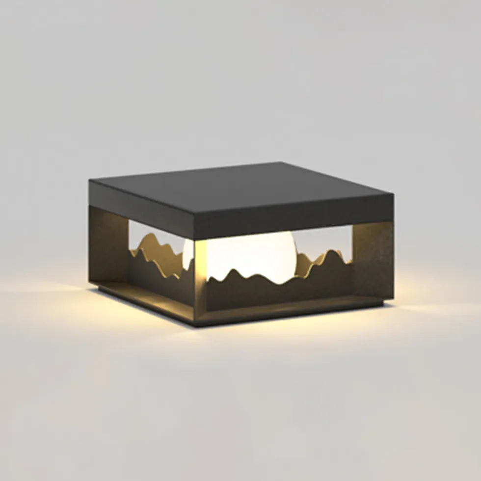 Mountain Design Landscape Outdoor Pillar Lights